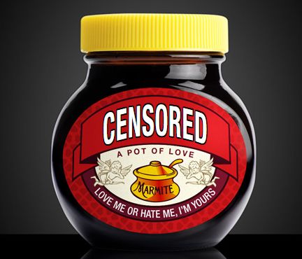 Censored Marmite Pet Names